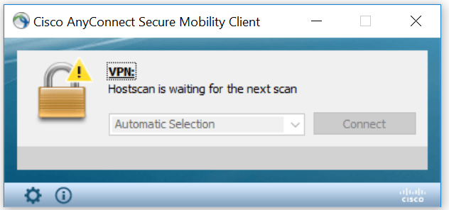 Solution: Cisco VPN connection error, “Hostscan is waiting for the next ...